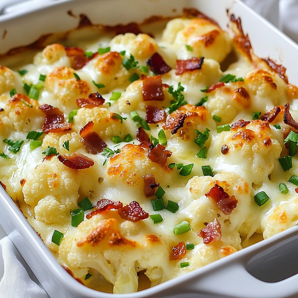Loaded Cauliflower Bake Perfect for Your Dinner Table