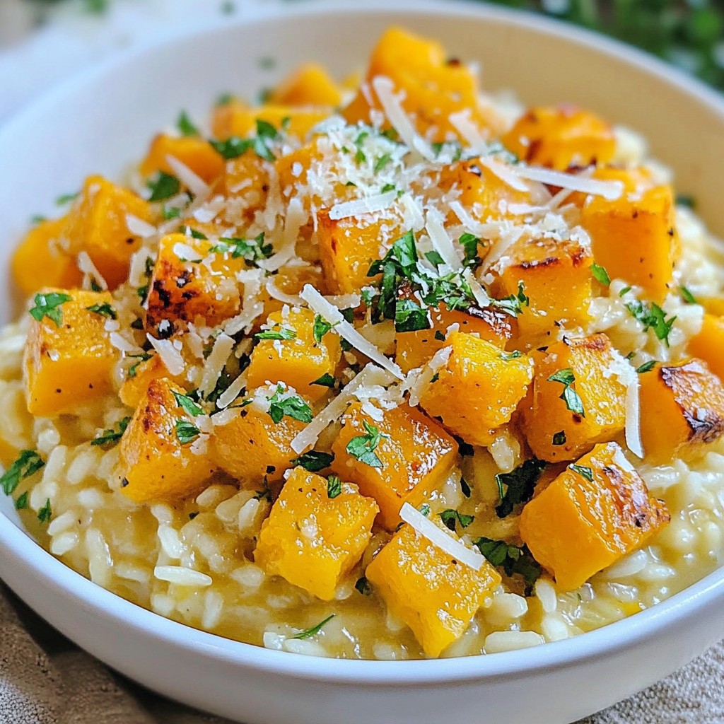 Roasted Butternut Squash Risotto Creamy Comfort Food