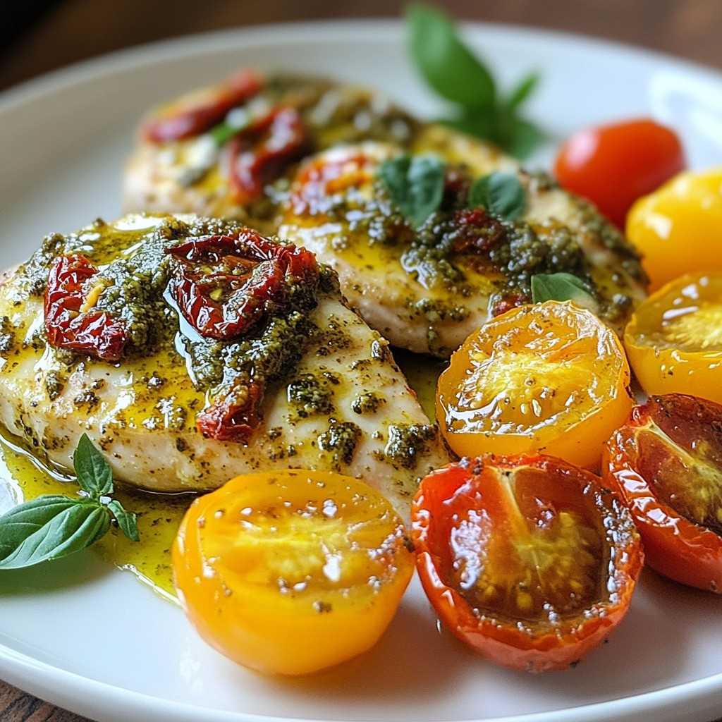 Sun Dried Tomato Pesto Chicken Flavorful and Easy Meal