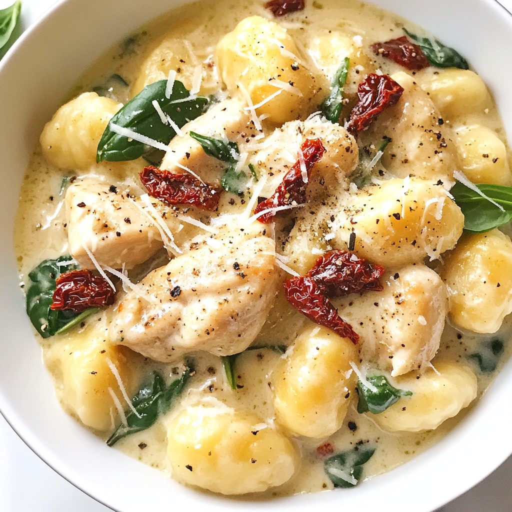 Sun Dried Tomato Chicken Gnocchi Flavorful Delight