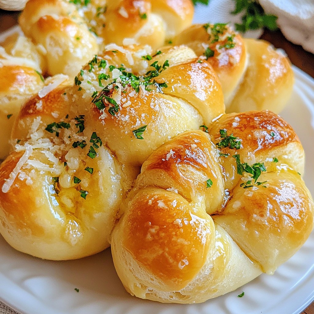 Garlic Parmesan Knots Irresistible Snack Delight