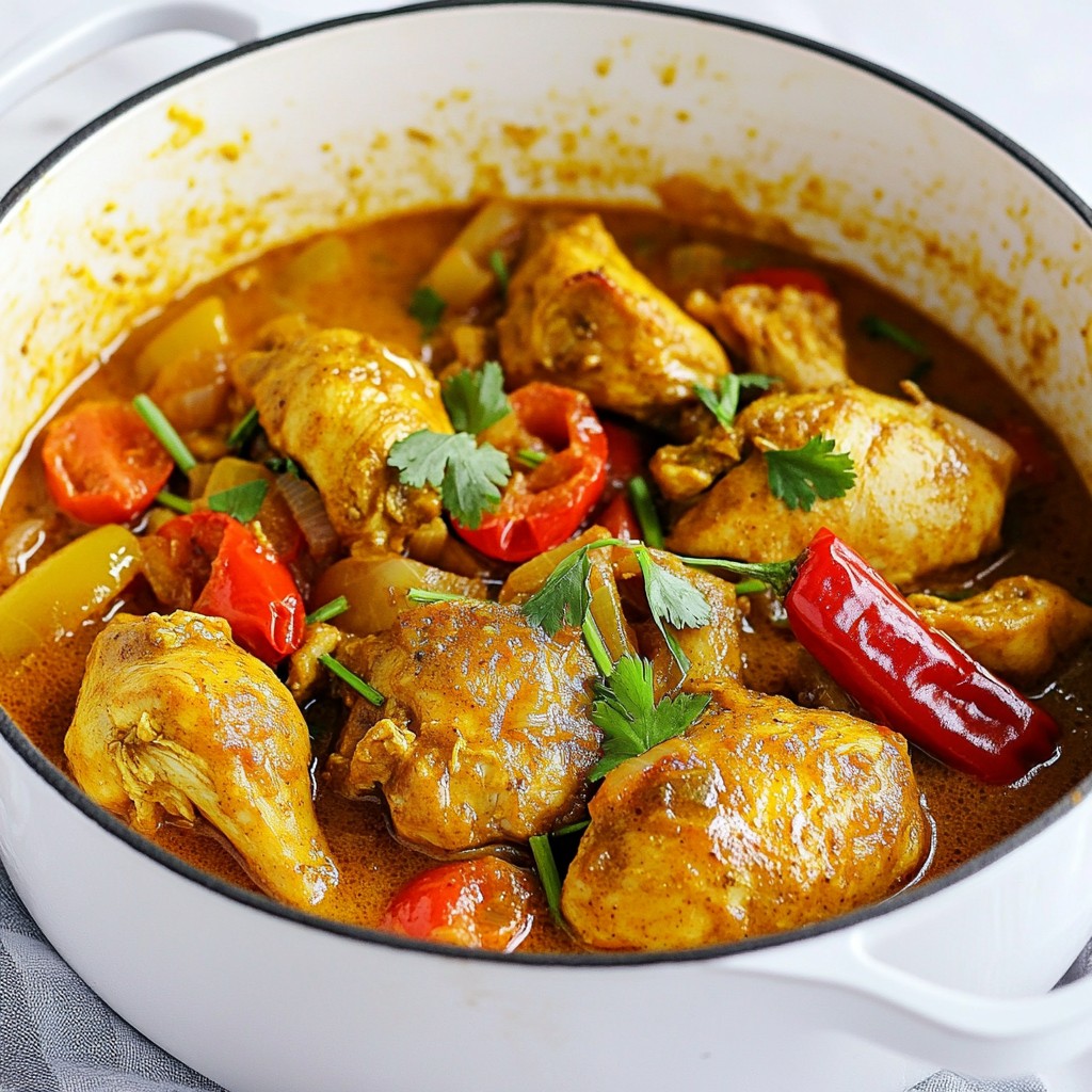 Authentic Jamaican Curry Chicken Flavorful Delight
