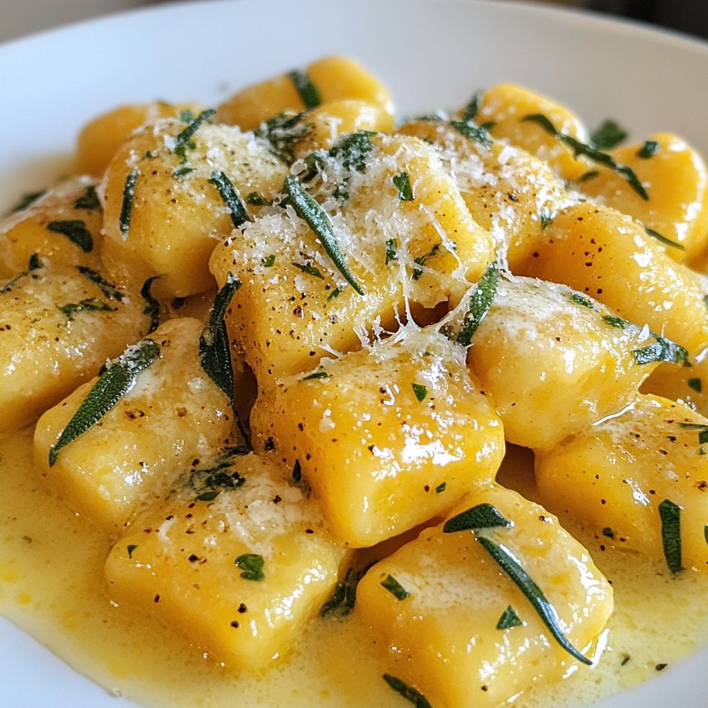 Creamy Pumpkin Sage Gnocchi Flavorful Dinner Delight