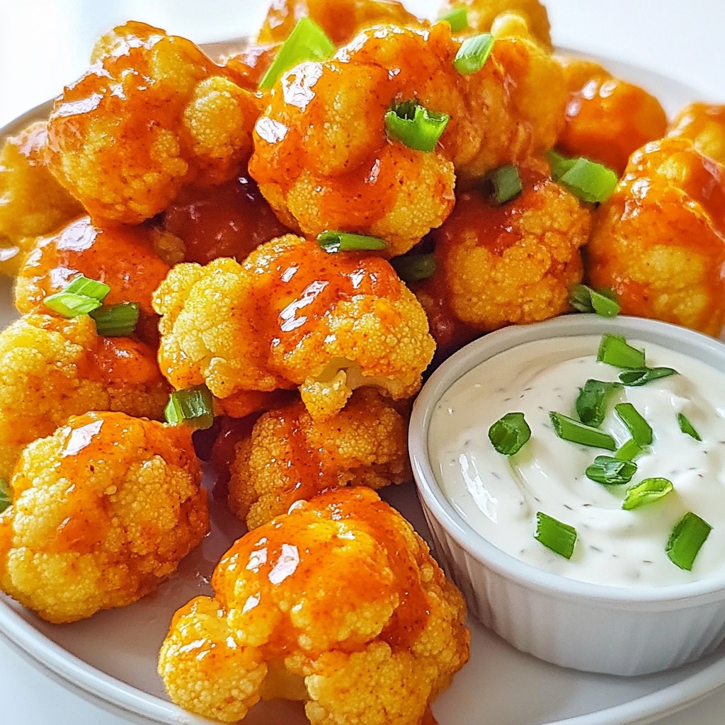 Air Fryer Buffalo Cauliflower Bites Crispy Delight