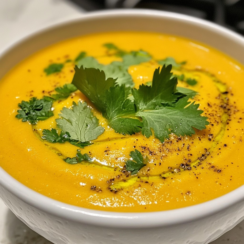 Carrot Ginger Turmeric Soup Flavorful Wellness Boost