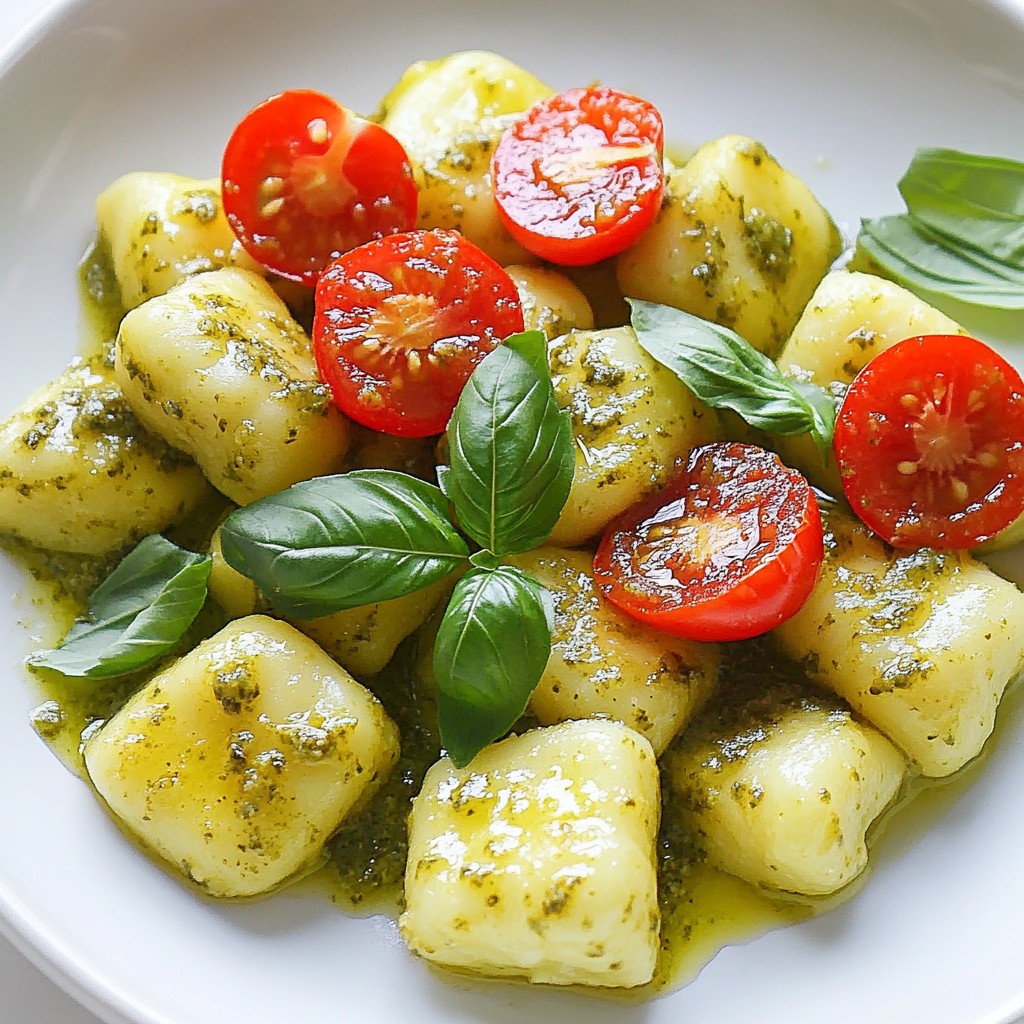 Creamy Pesto Gnocchi Satisfying and Simple Recipe