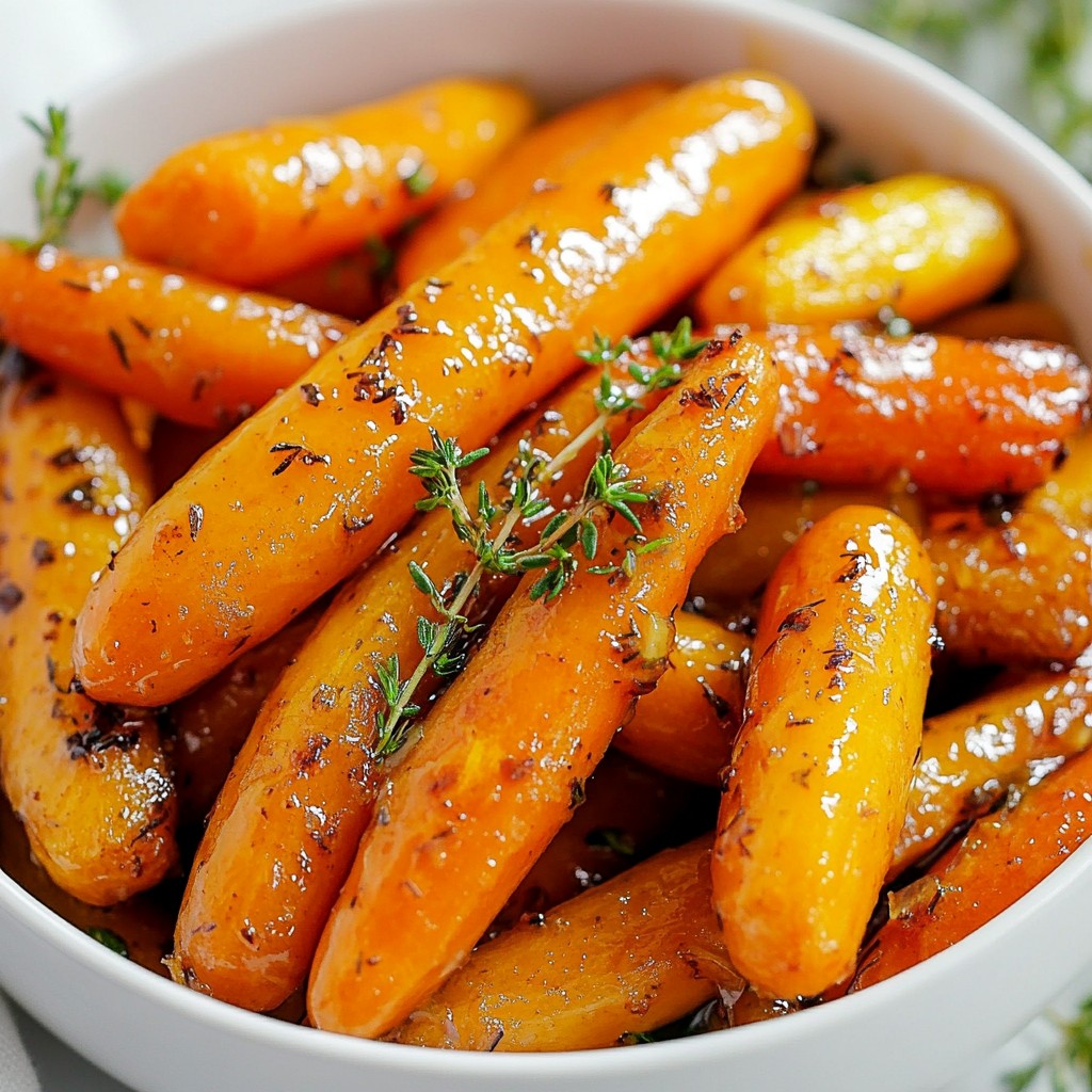 Maple Glazed Carrots Savory and Comforting Delight