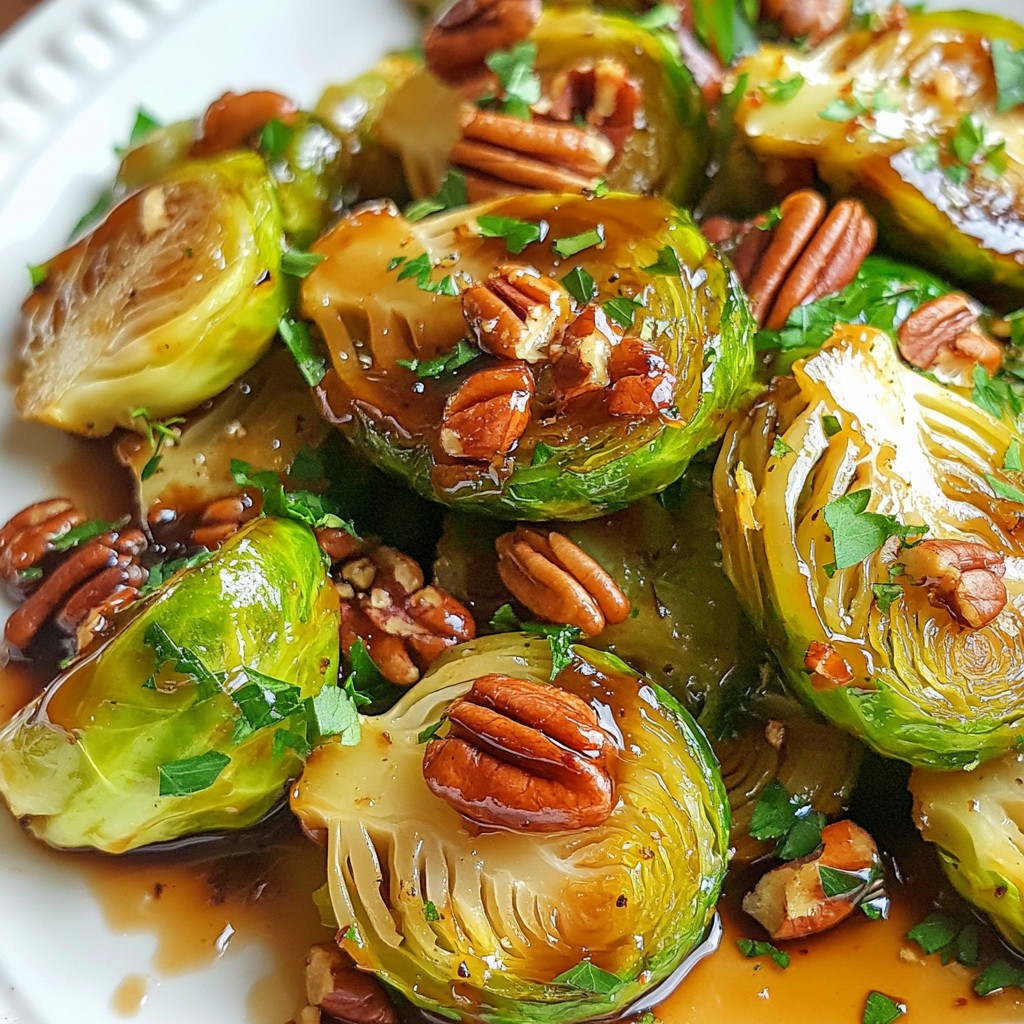 Caramelized Honey Brussels Sprouts Tasty Roasted Side