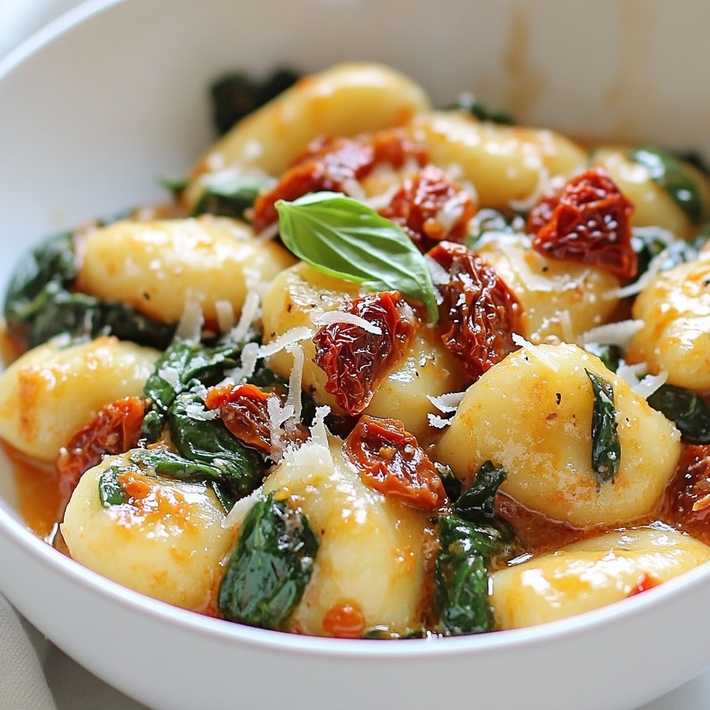 Creamy Sun-Dried Tomato Gnocchi Delightful Comfort Food