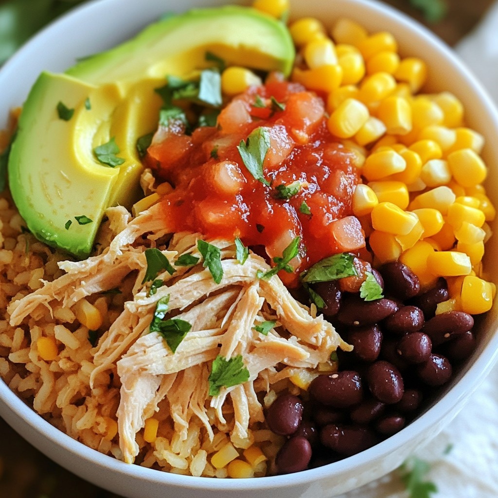 Instant Pot Chicken Burrito Bowls Flavorful Meal Prep