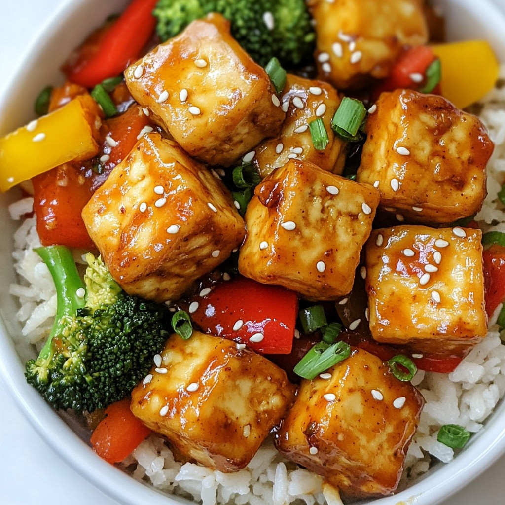 Sweet Chili Tofu Stir Fry Flavorful and Easy Meal