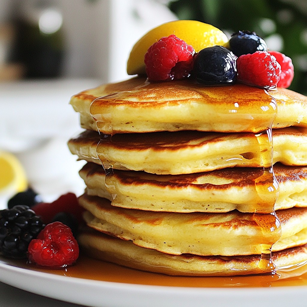 Lemon Ricotta Pancakes Light and Fluffy Delight