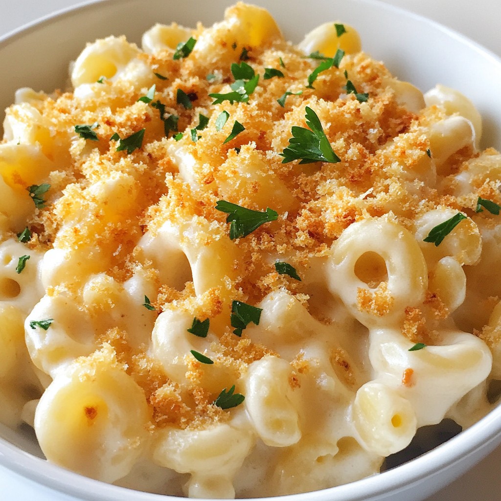 White Cheddar Mac and Cheese Creamy Comfort Dish