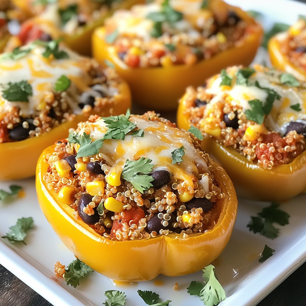 Stuffed Bell Pepper Boats Flavorful and Simple Recipe