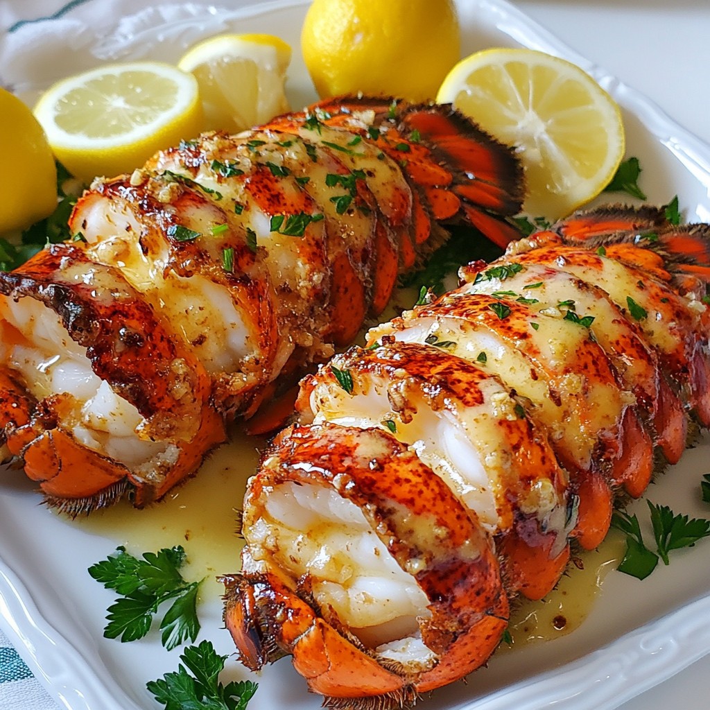 Garlic Butter Lobster Tails Savory and Elegant Dish