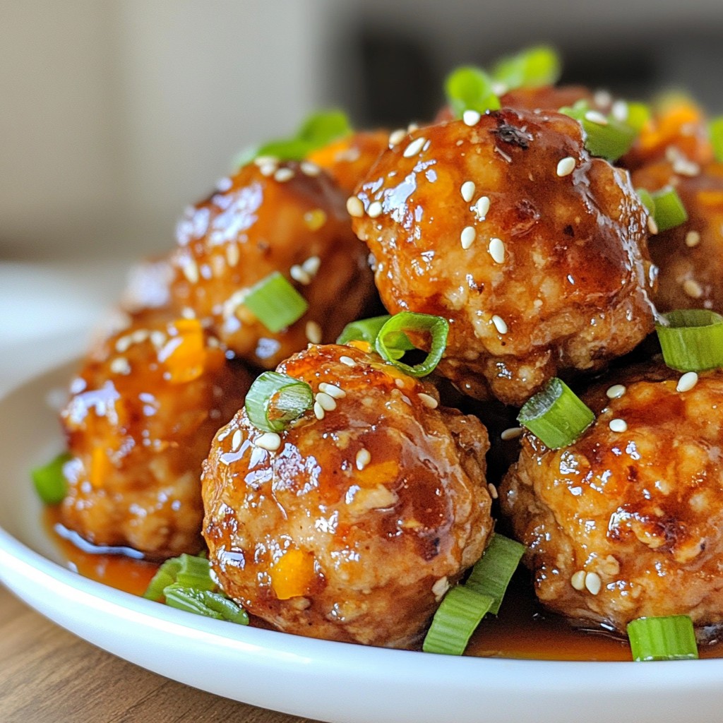 Orange Teriyaki Meatballs Flavorful and Easy Recipe