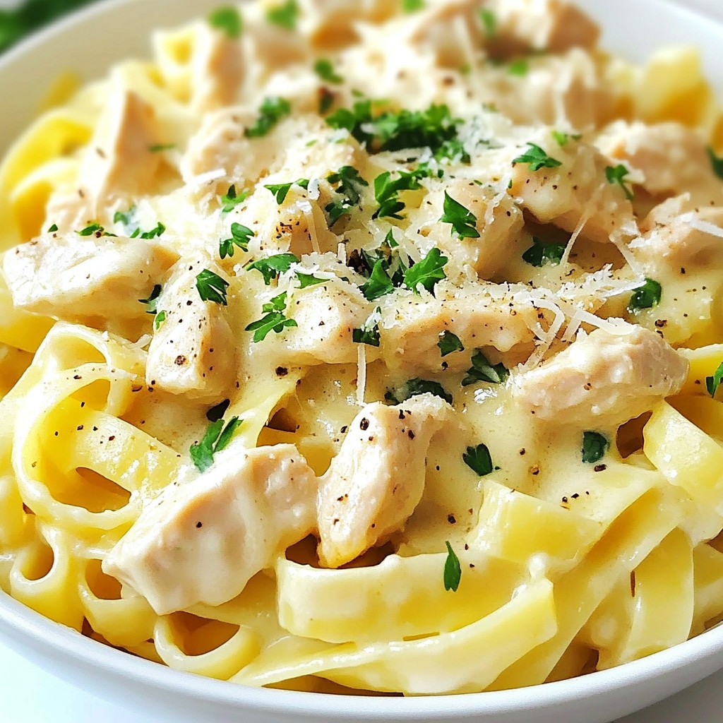 Instant Pot Chicken Alfredo Creamy Comfort Meal