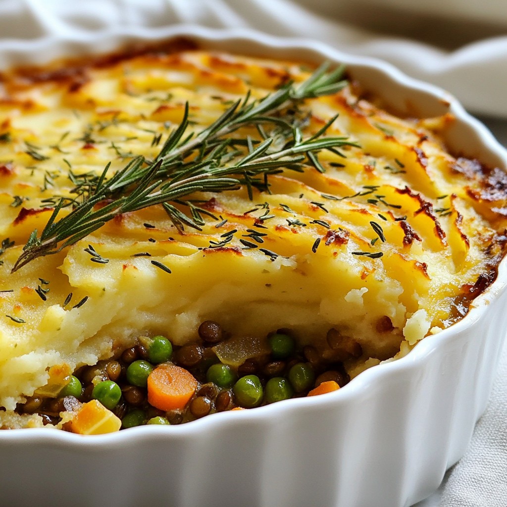 Vegan Lentil Shepherd's Pie Comforting and Hearty Meal