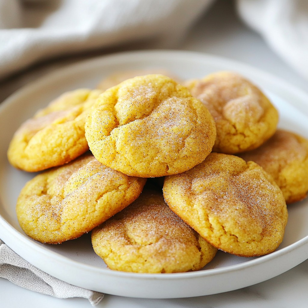 Pumpkin Spice Snickerdoodle Cookies Delightful Treat