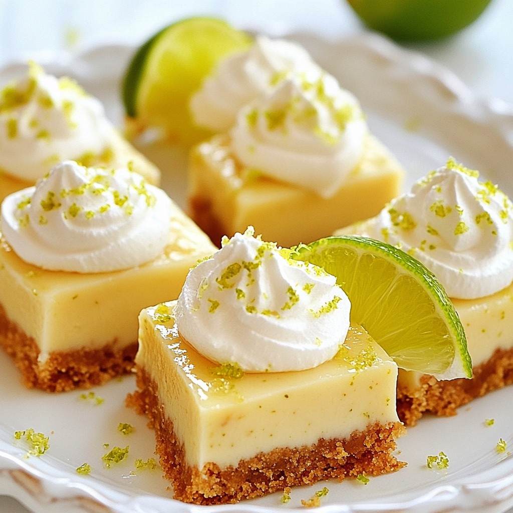 Key Lime Pie Bars Easy and Refreshing Dessert Recipe