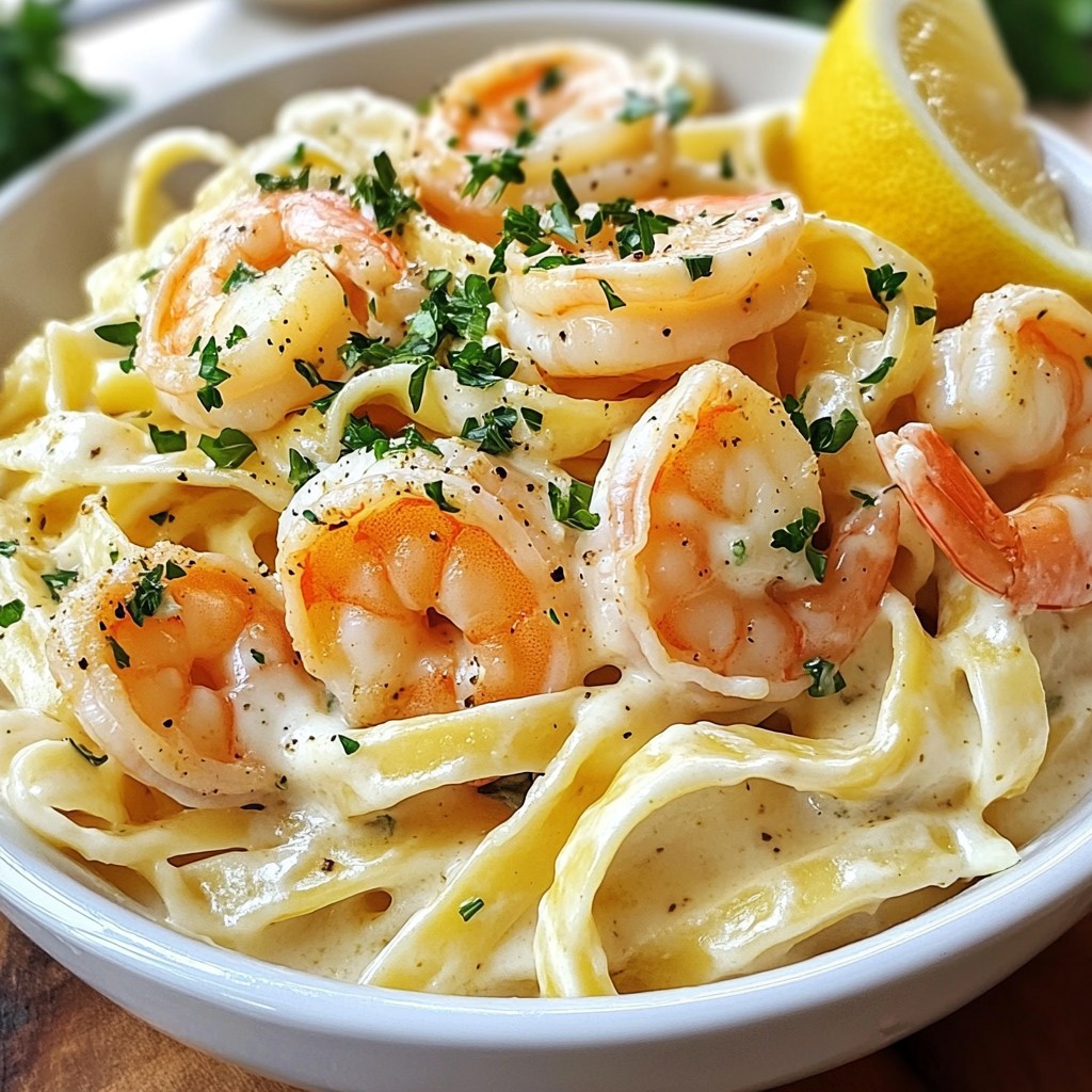 Cajun Shrimp Alfredo Pasta Simple Creamy Delight