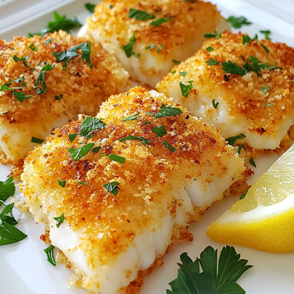 Crispy Parmesan Crusted Cod Easy and Tasty Recipe