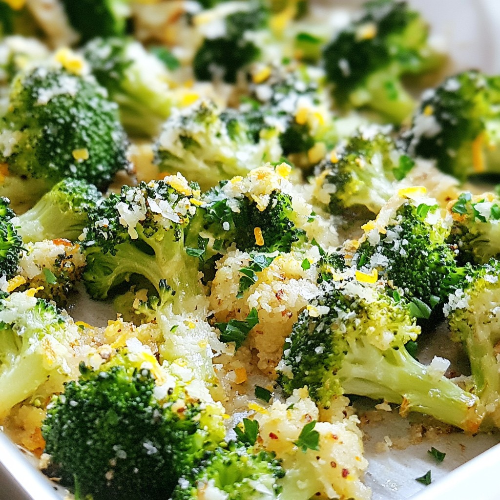 Garlic Parmesan Roasted Broccoli Simple and Tasty Meal