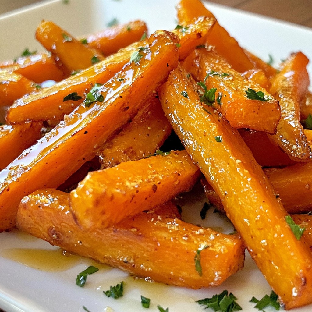 Maple Glazed Carrot Fries Tasty and Simple Snack