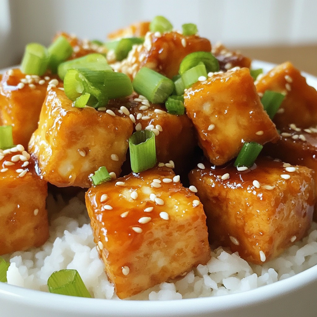 Crispy Honey Sesame Tofu Tasty Plant-Based Delight