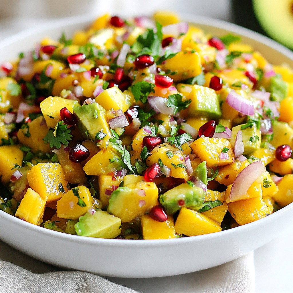 Mango Avocado Salsa Fresh and Flavorful Recipe