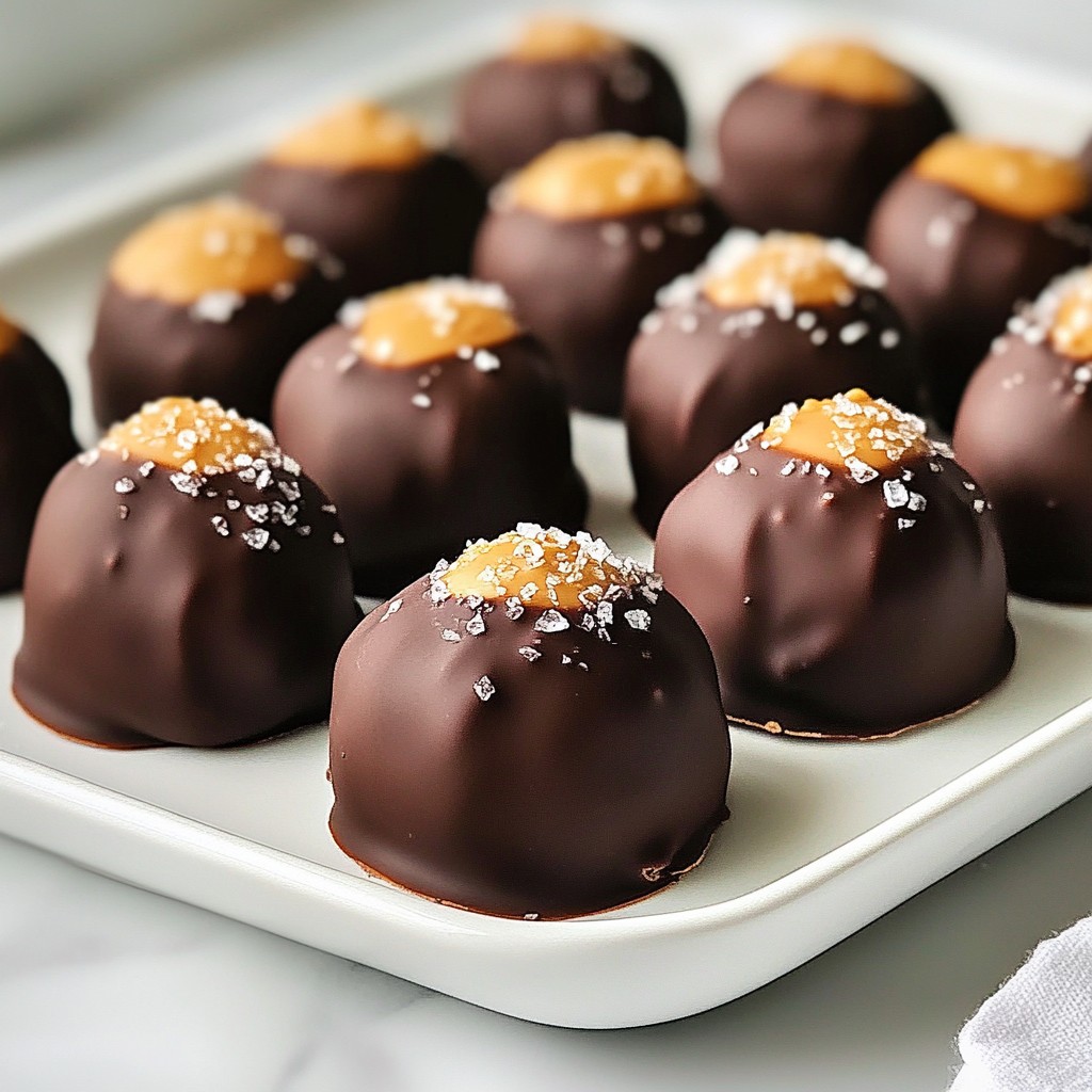Chocolate Dipped Peanut Butter Balls Irresistible Treat