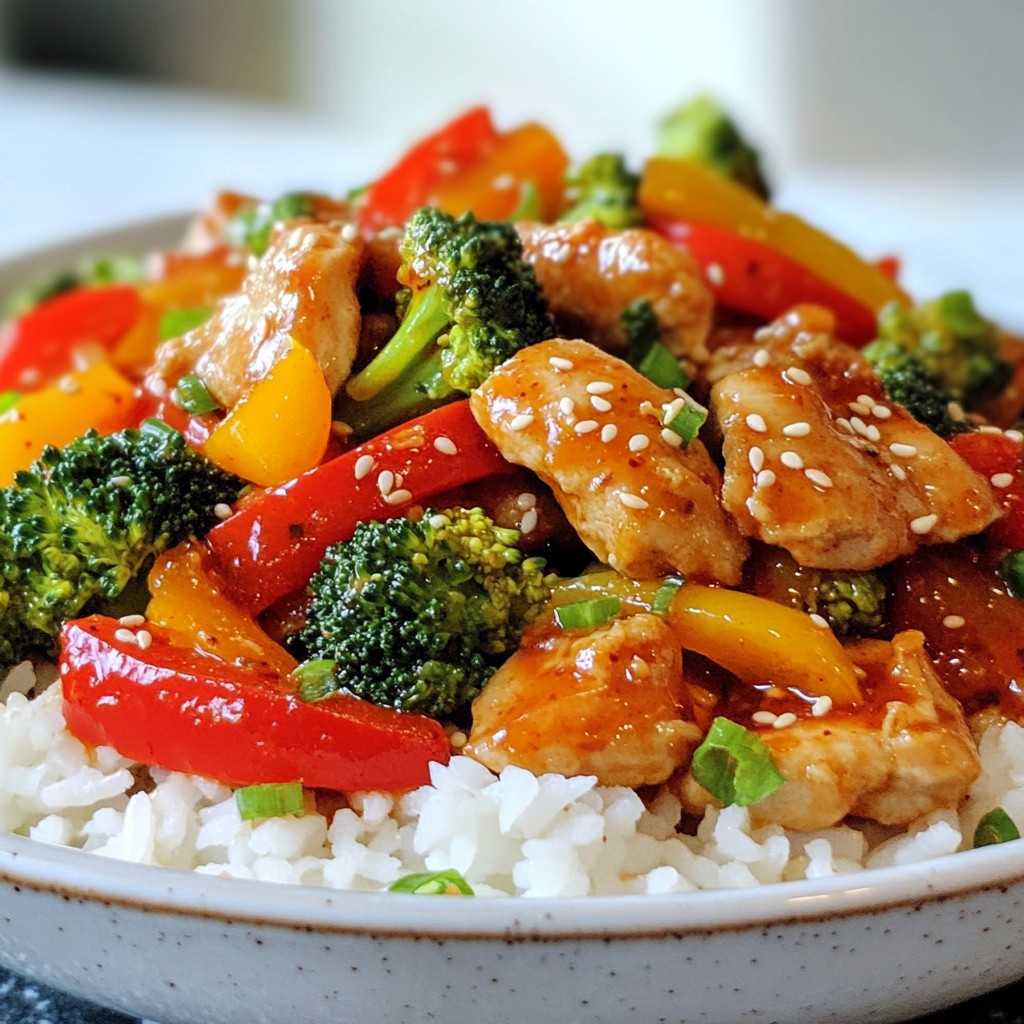 Sweet Chili Chicken Stir Fry Easy and Flavorful Recipe