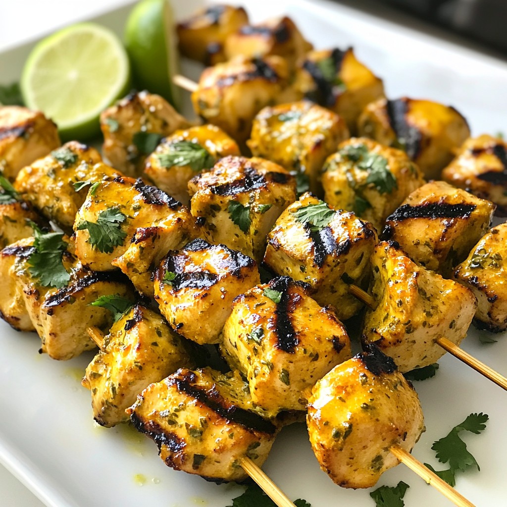 Coconut Lime Chicken Skewers Flavorful Grilling Guide