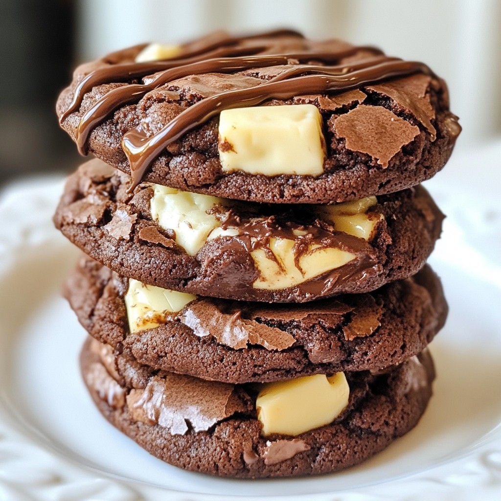 Triple Chocolate Brownie Cookies Rich and Decadent Treat