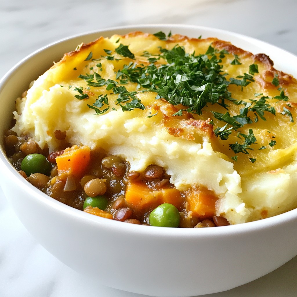 Vegan Lentil Shepherd’s Pie Tasty and Hearty Meal