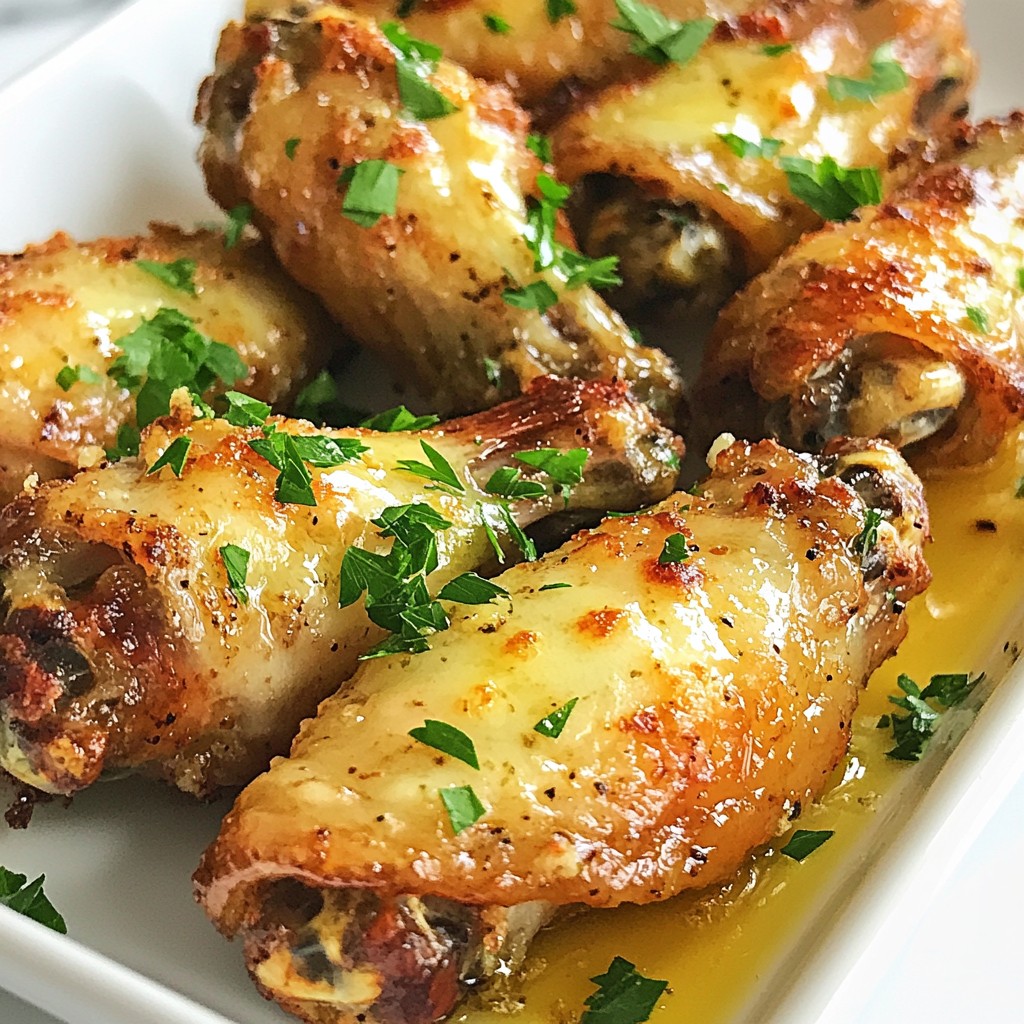 Crispy Garlic Parmesan Wings Savory and Flavorful Meal
