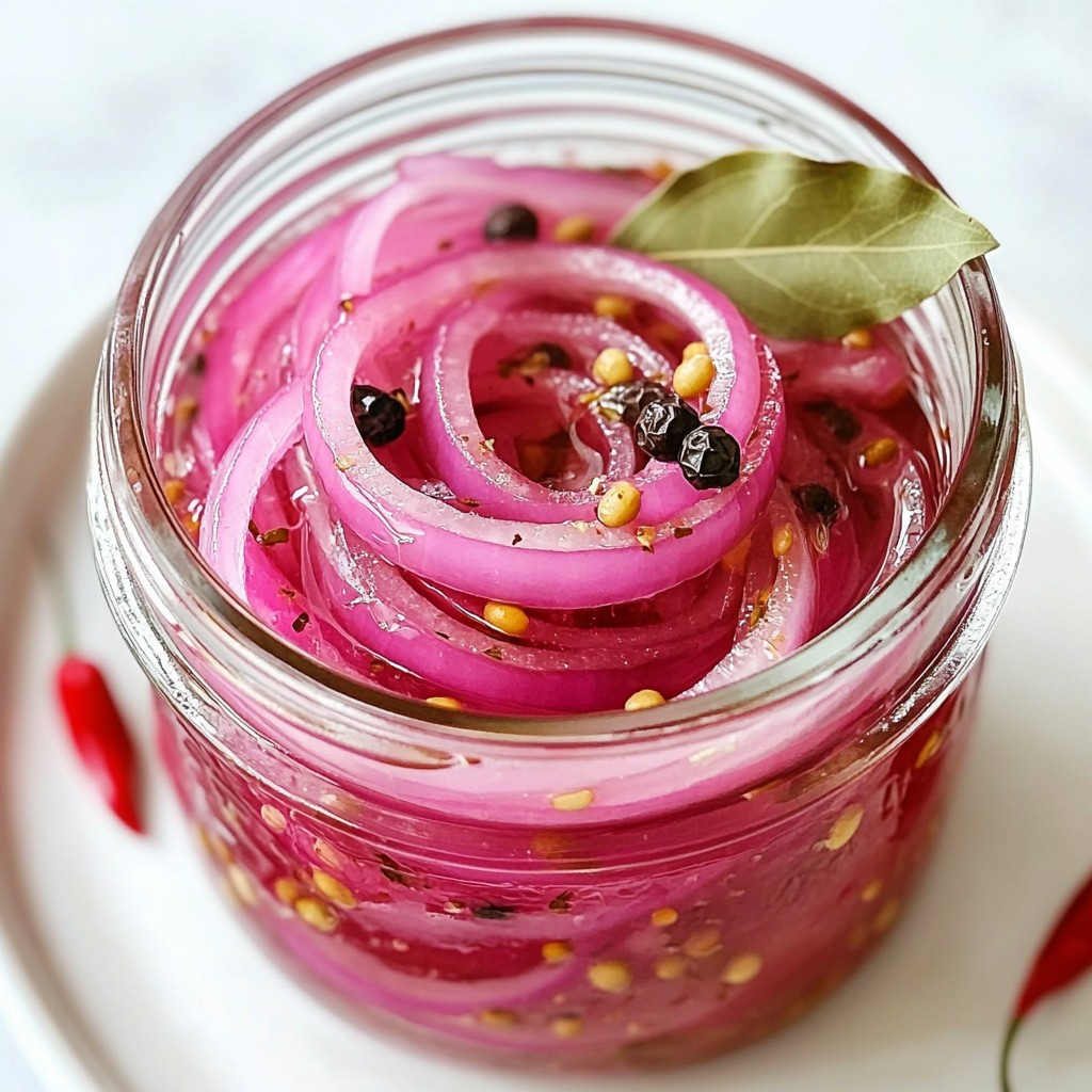 Quick Pickled Red Onions Tangy and Easy Recipe