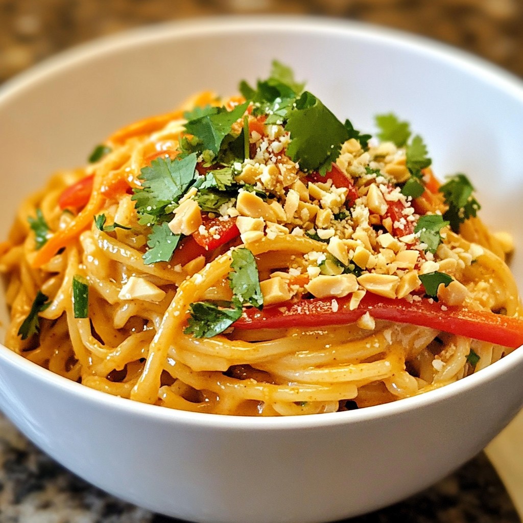 Spicy Peanut Noodles Quick and Flavorful Weeknight Meal
