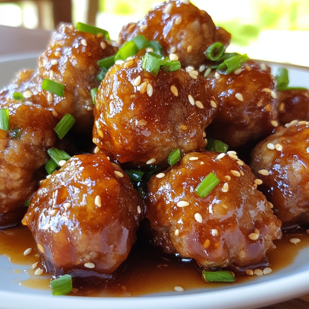 Sriracha Honey Glazed Meatballs Flavorful and Easy Recipe