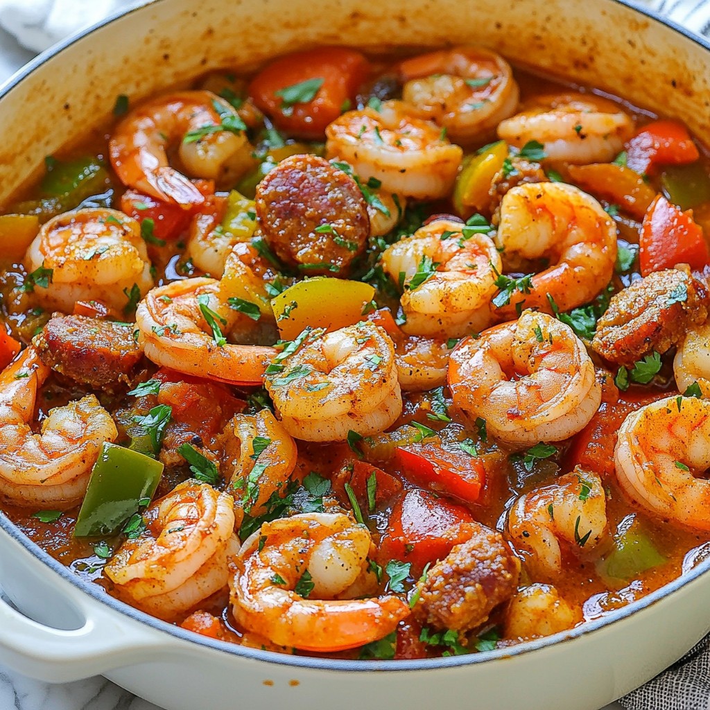 Cajun Shrimp & Sausage Skillet Delightful One-Pan Meal
