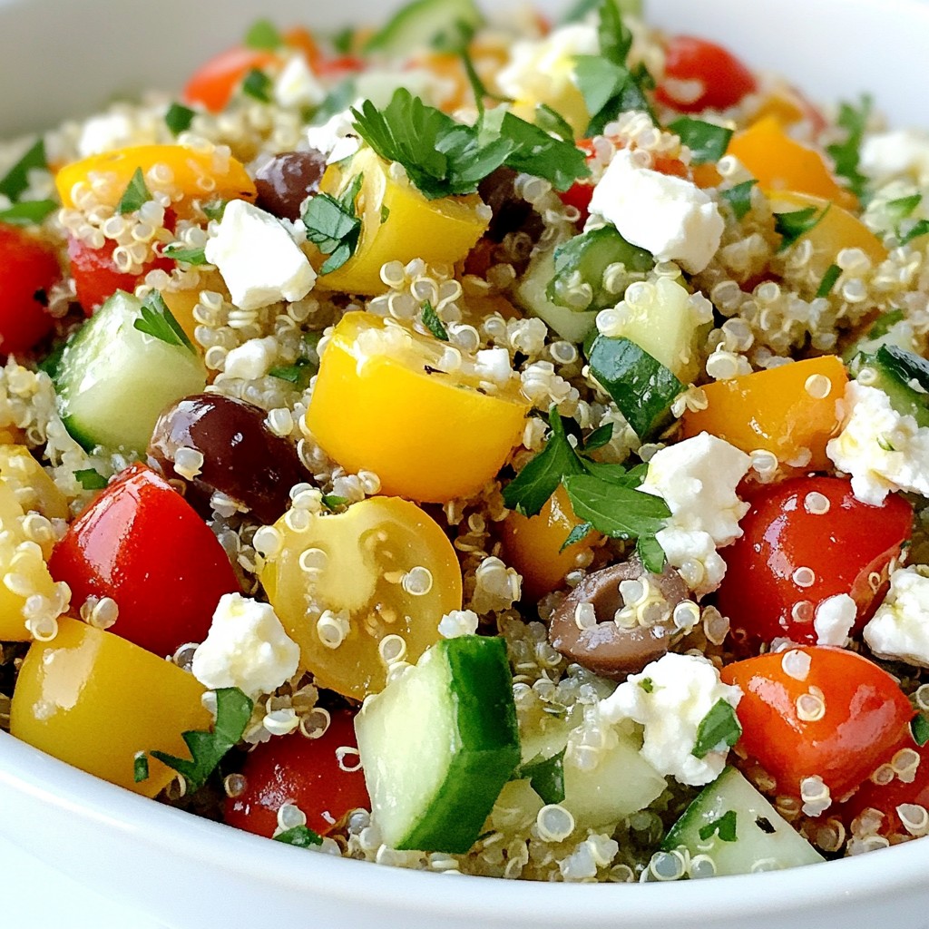 Mediterranean Quinoa Salad with Feta Delightful Recipe