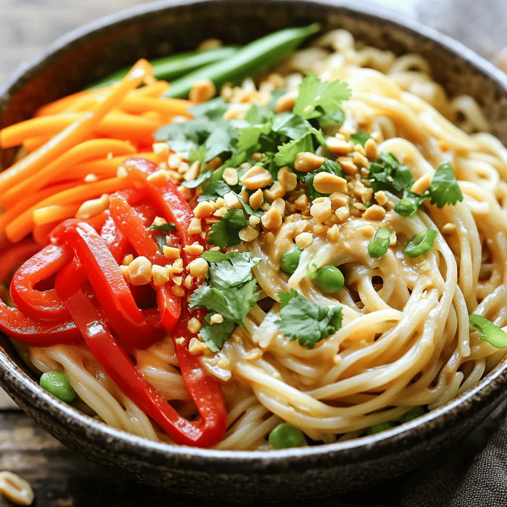 Spicy Thai Peanut Noodles Flavorful and Easy Recipe