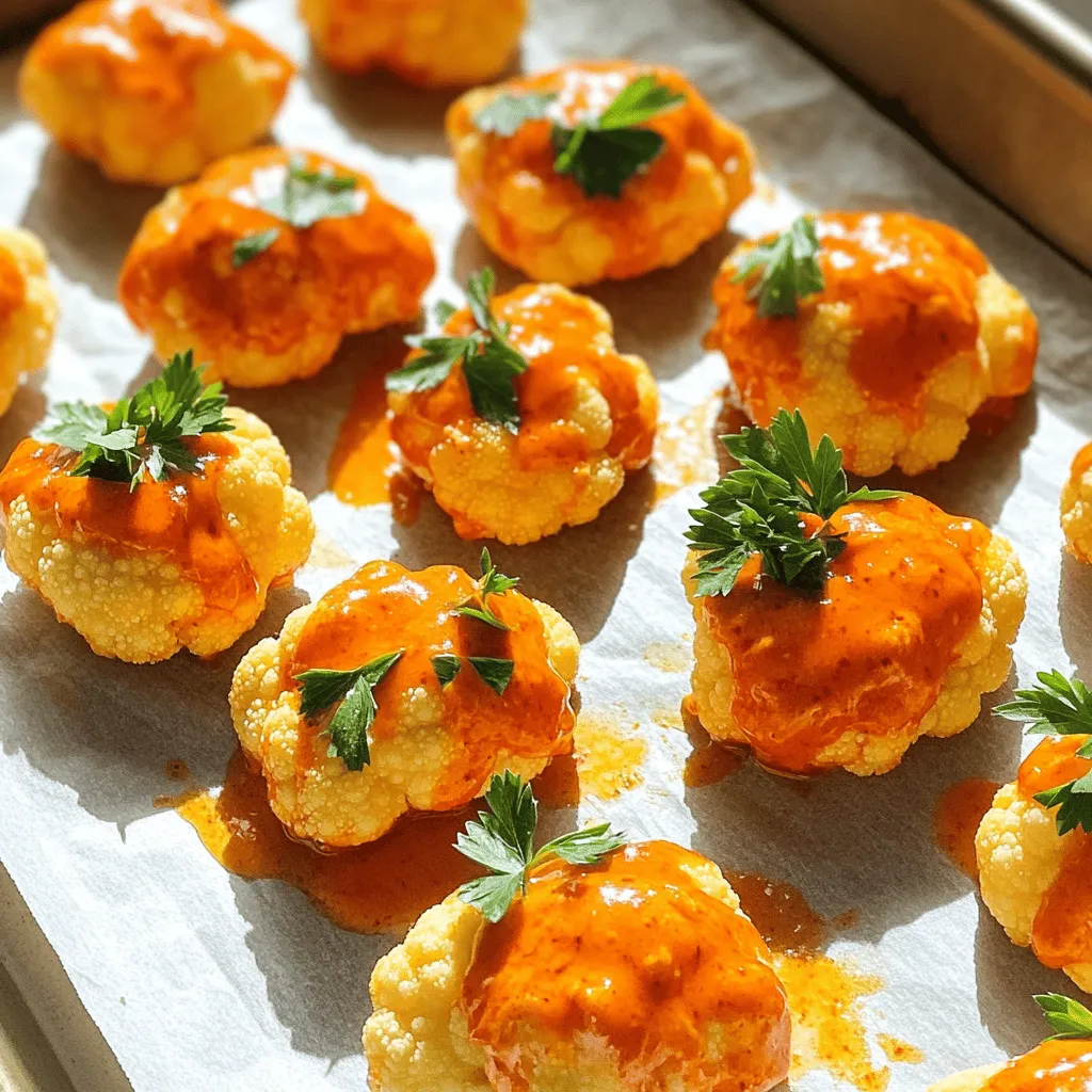 Buffalo Cauliflower Bites Crispy and Flavorful Snack